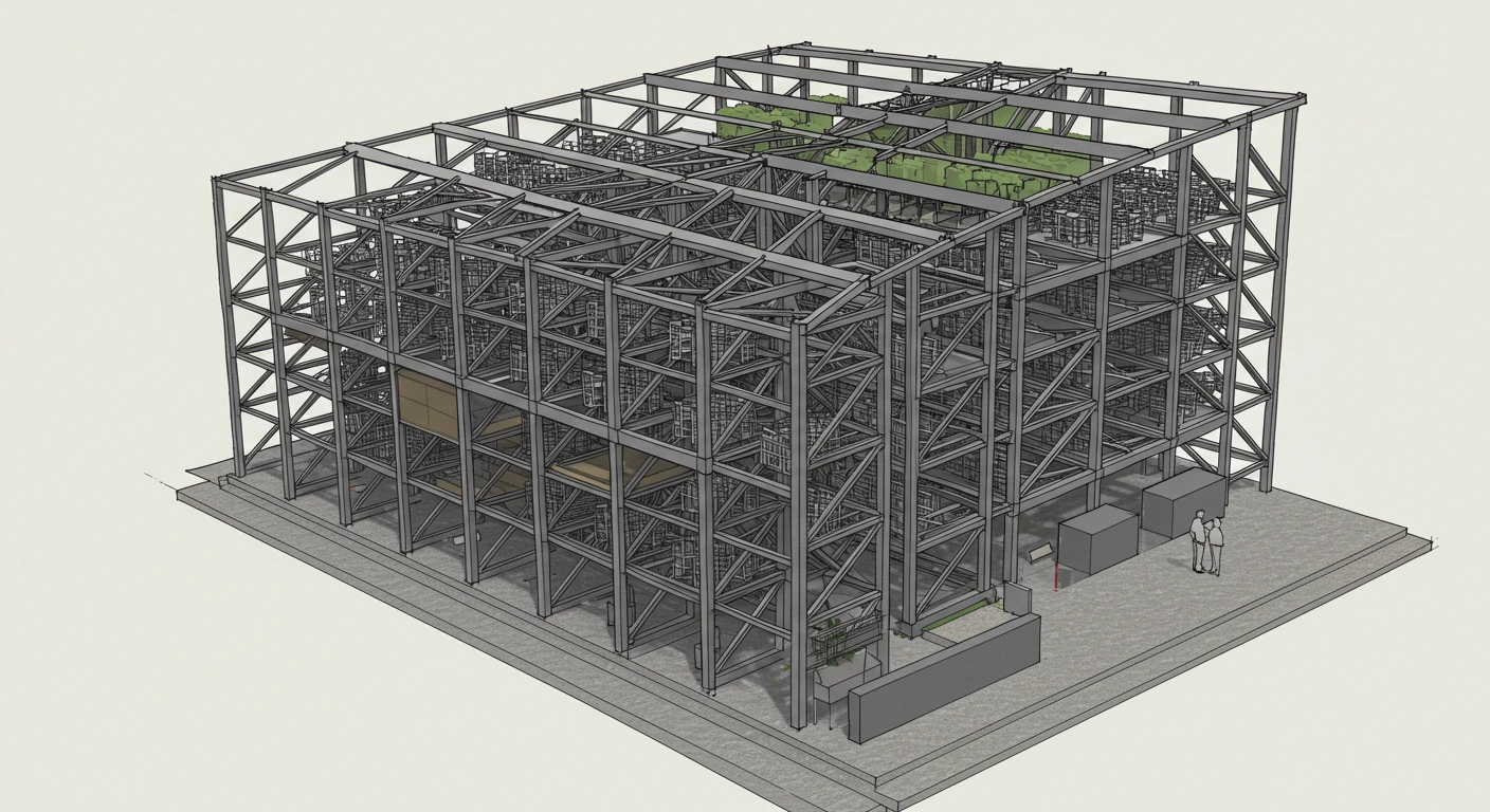 Rack Supported building system